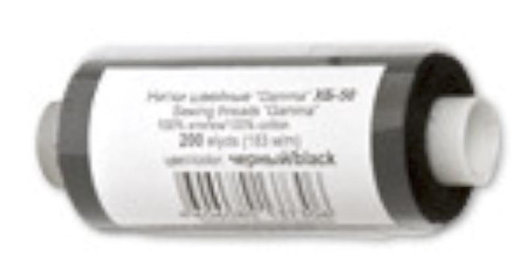 Нитки швейные "Gamma" х/б, цвет №339, 200 ярд, ХБ-10