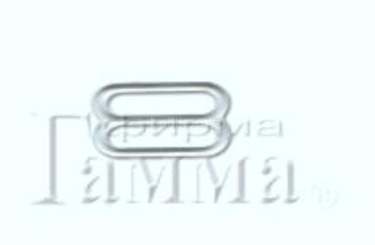 Фурнитура для бюстгальтеров "TORIONI" RP01-18 регулятор ленты ч/б d 18 мм 100 шт белый
