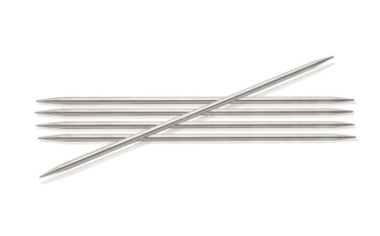 Спицы Knitting needle прямые металл №7 оксид уп.2шт.
