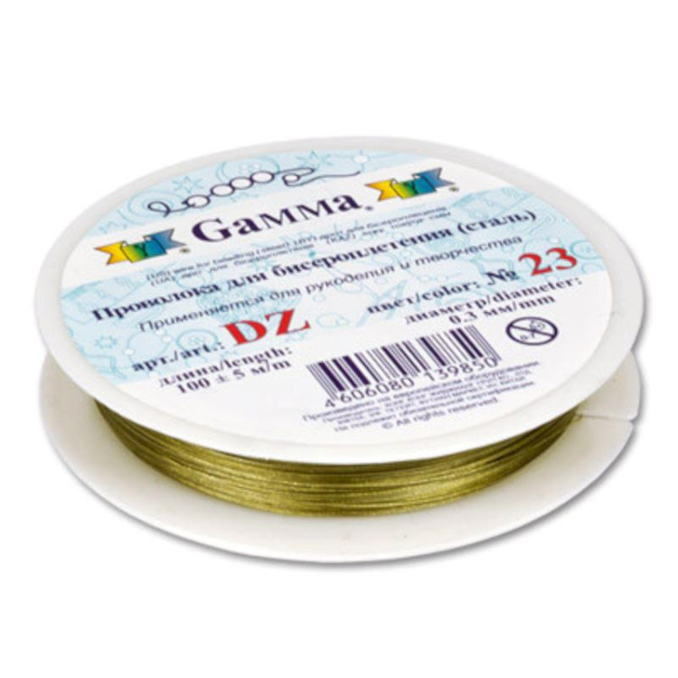 Проволока для бисера (сталь) DZ d 0.3 мм "GAMMA"