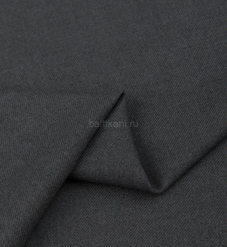 Ткань костюмная "Колледж" ш.1,5м.50% п/э,50%вискоза арт.20195.069 т.серый