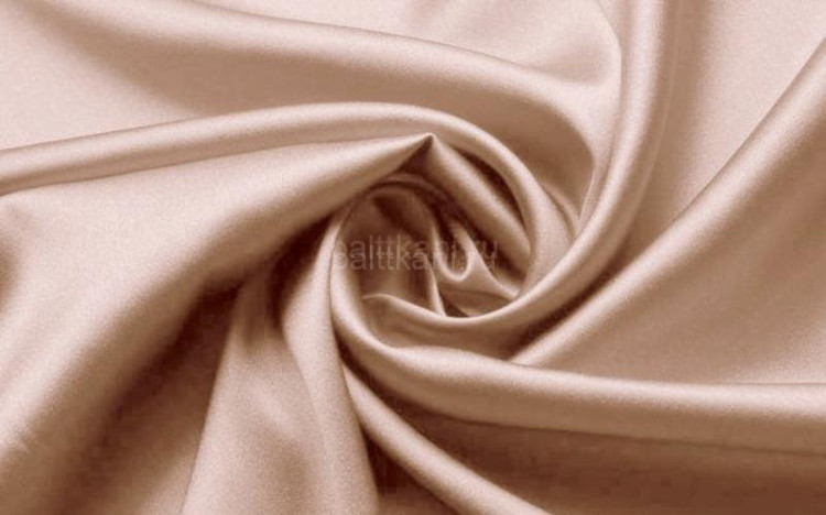 ОСТАТОК.Ткань подкладочная Taffeta "Gamma" 180 Т 100% полиэстер ш. 150 см №358 т. бежевый