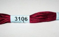 Нитки для вышивания "GAMMA" мулине ( 3071-3172 ) х/б 24 x 8 м №3106 лиловый