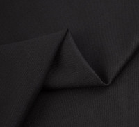 Ткань костюмная "PRADA" ш.1,46м.67% п/э,31%виск.2%п/э арт.22783.001 цв.черный