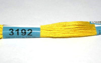 Нитки для вышивания "GAMMA" мулине ( 3173-6115 ) х/б 24 x 8 м №3192 яр.желтый