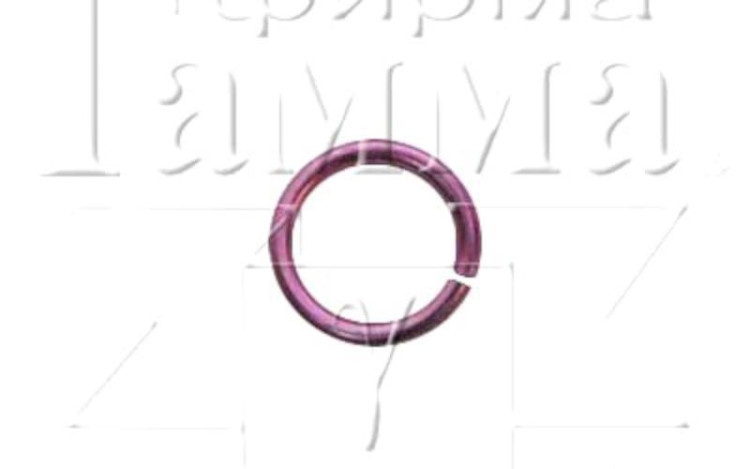 Фурнитура металл MK-05 Кольцо цв. "Micron" d внутр. 9.6 мм 25 шт розовый