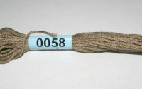 Нитки для вышивания "GAMMA" мулине ( 0001-0206 ) х/б 24 x 8 м №0058 сер- хаки